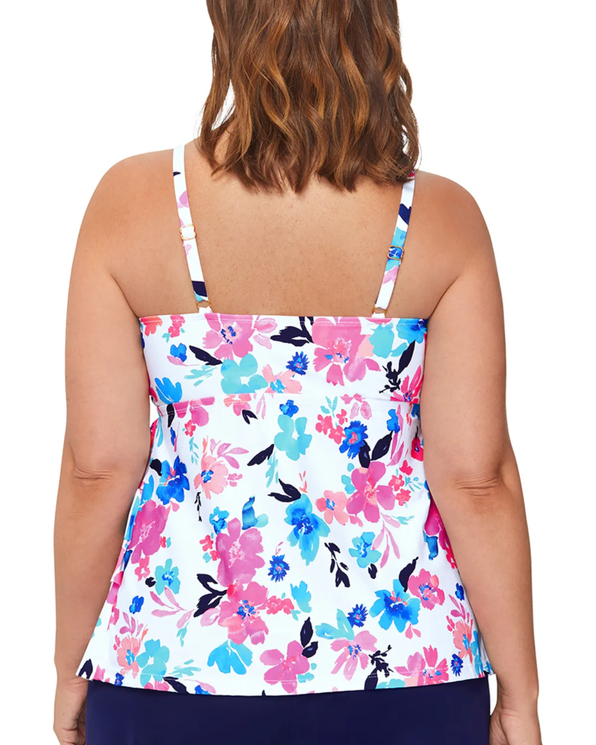 2024 Leilani Plus Made For Sol Triple Tiered Tankini Top - L850960