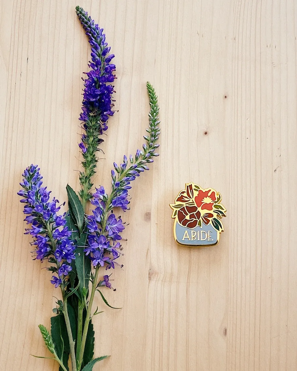 Abide Enamel Pin