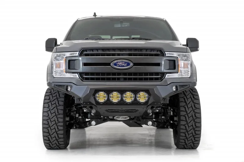 Addictive Desert Designs 18-20 Ford F-150 Bomber Front Bumper w/ 4 Rigid 360 6IN Mounts