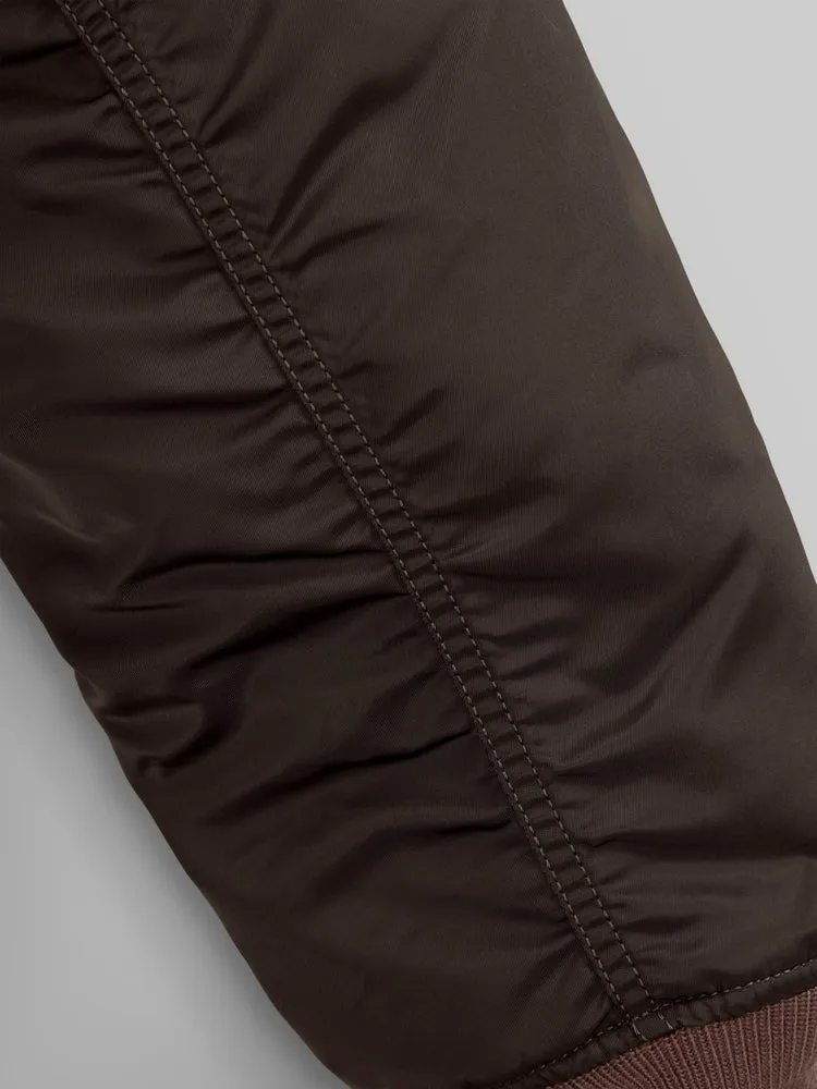 Alpha MA1 Flight Jacket- Chocolate-This Classic never goes out of style!