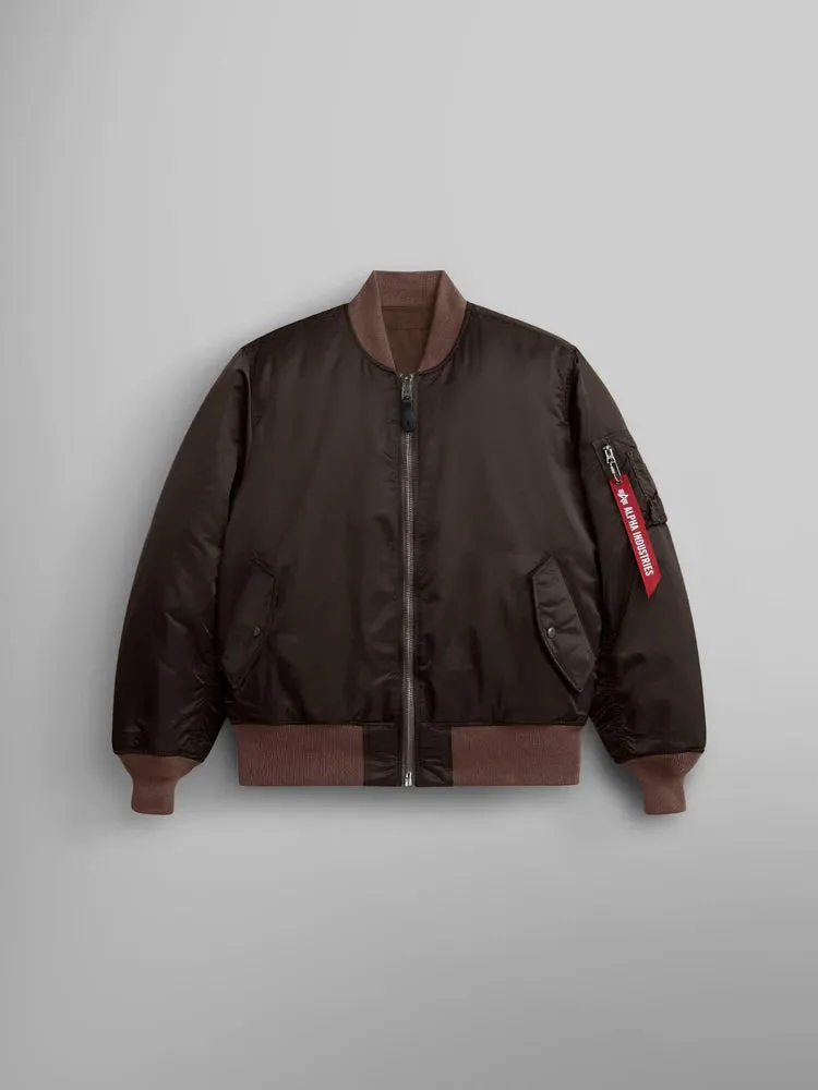 Alpha MA1 Flight Jacket- Chocolate-This Classic never goes out of style!