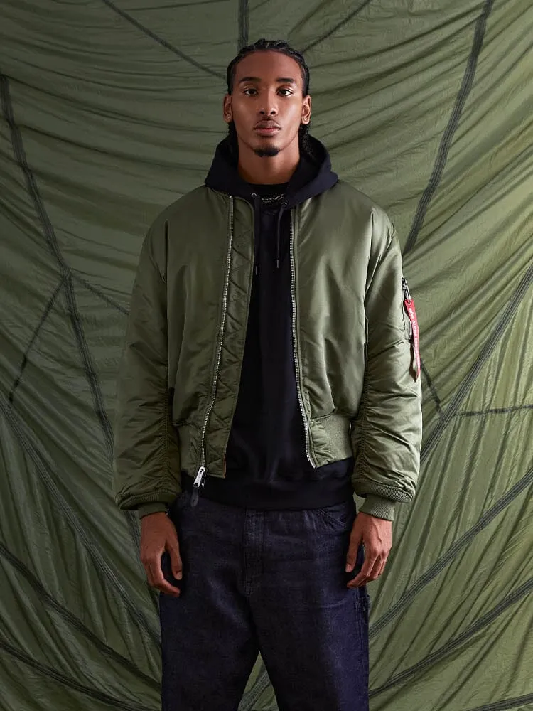 Alpha MA1 Flight Jacket-Sage Green-   This Classic never goes out of style!