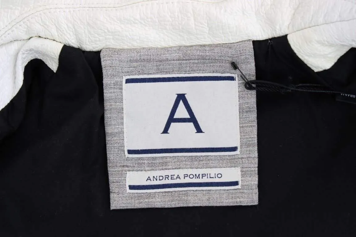 Andrea Pompilio  Cropped Leather Jacket