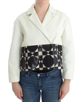 Andrea Pompilio  Cropped Leather Jacket