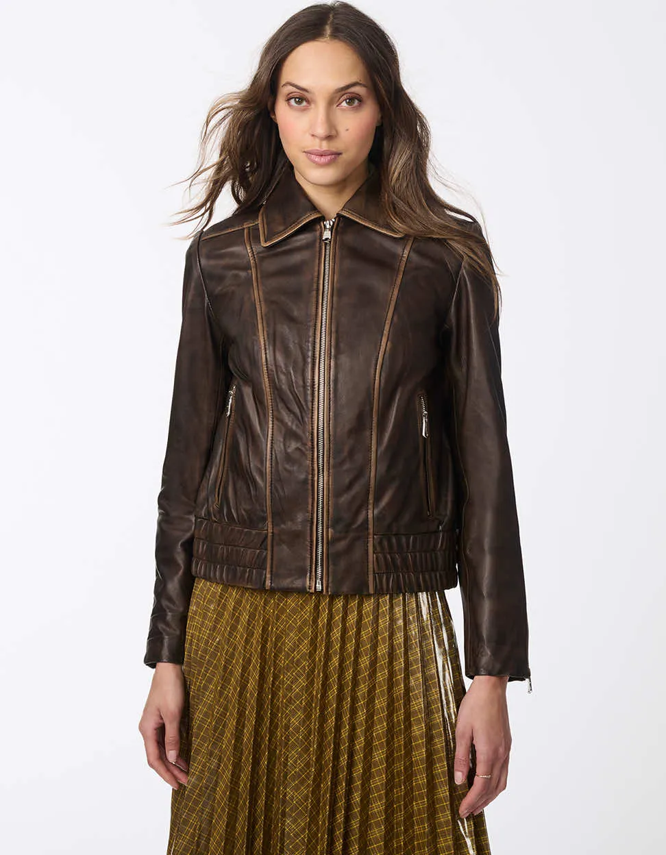 Aviator Classic Leather Bomber Jacket