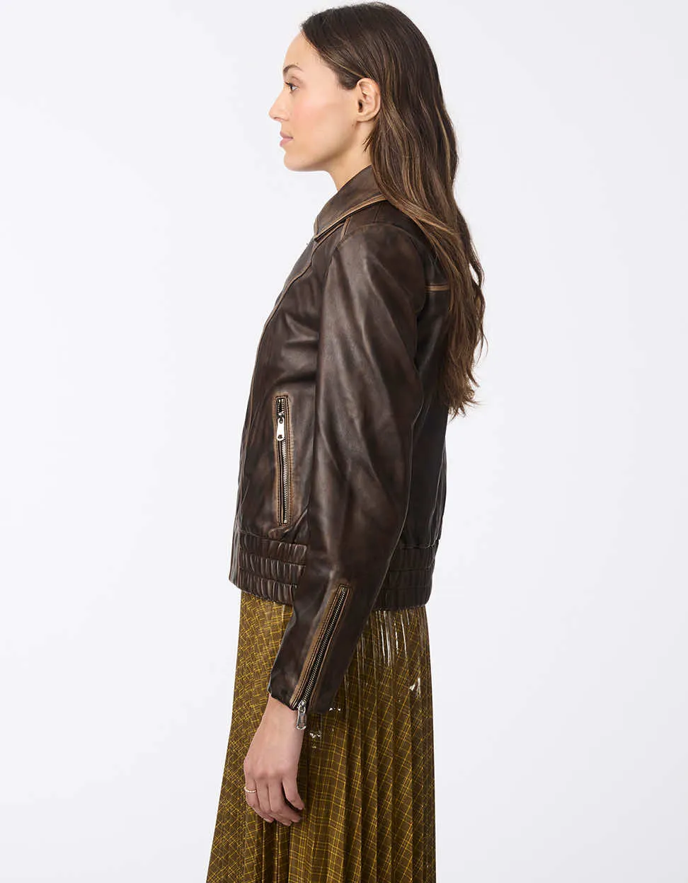 Aviator Classic Leather Bomber Jacket