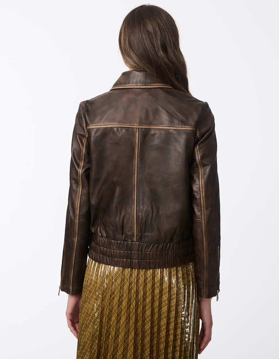 Aviator Classic Leather Bomber Jacket