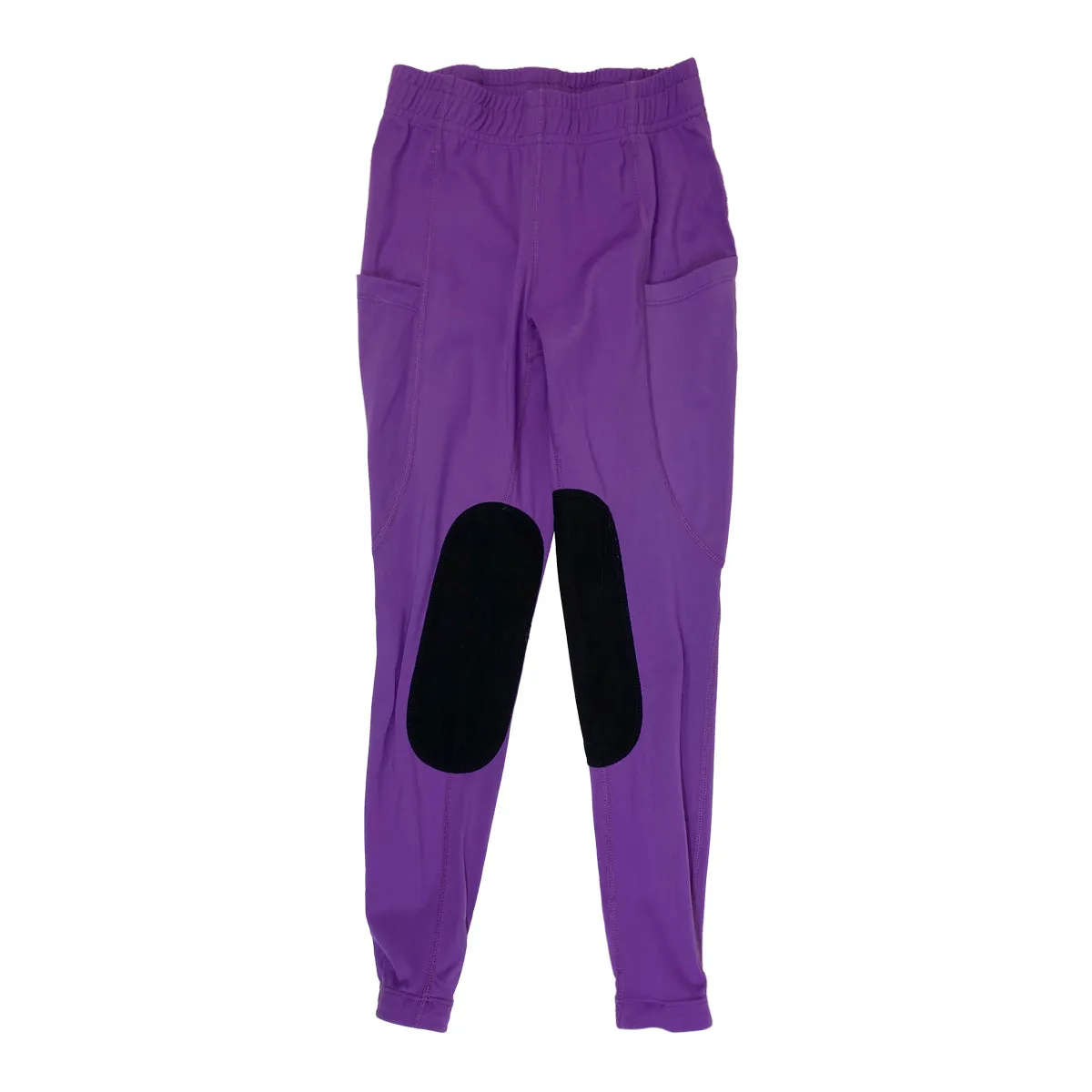 Baleaf Knee Patch Riding Tights in Purple - Children's Small