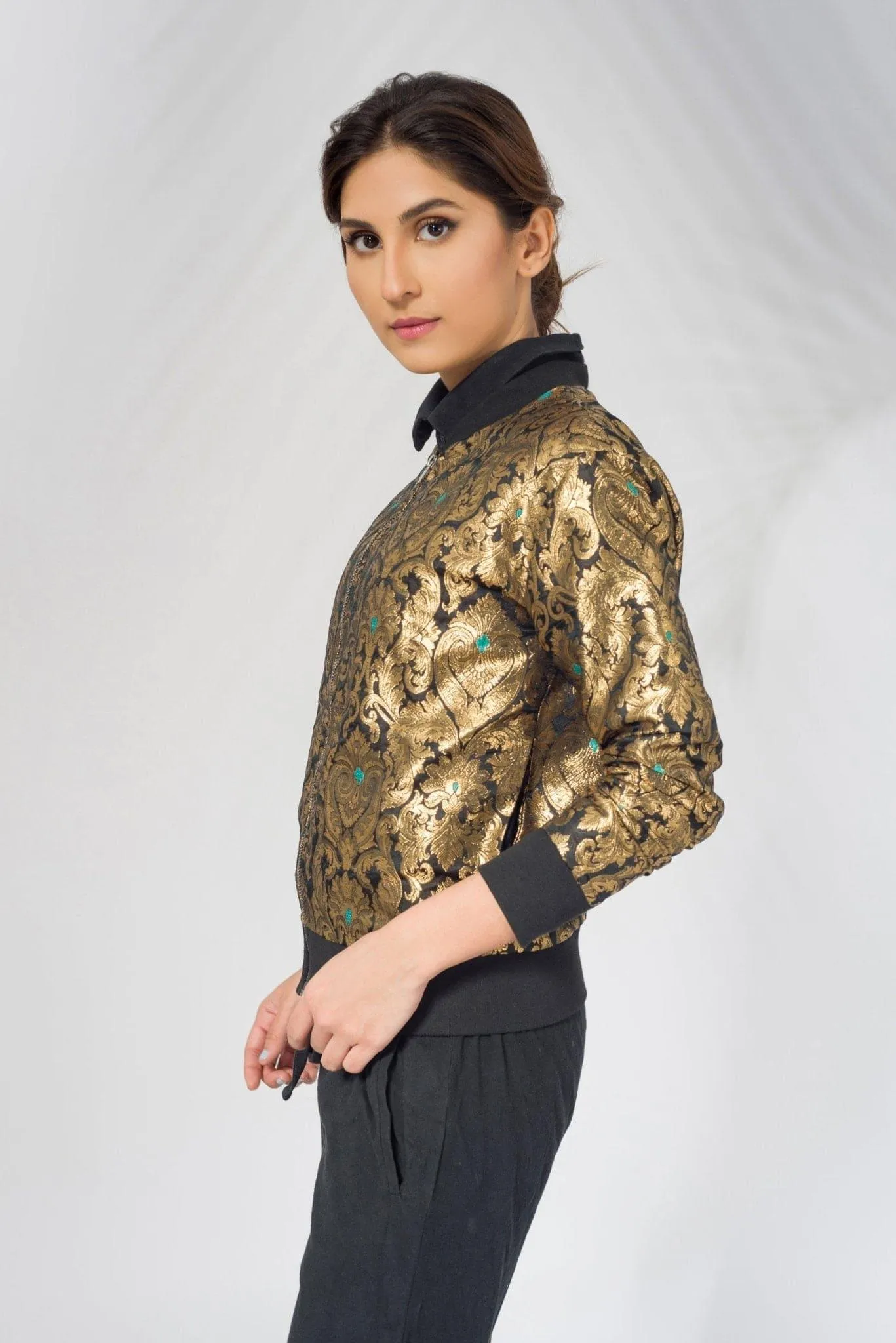 Banarasi Bomber Jacket