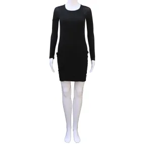 BCBG MAXAZRIA BLACK KNIT DRESS