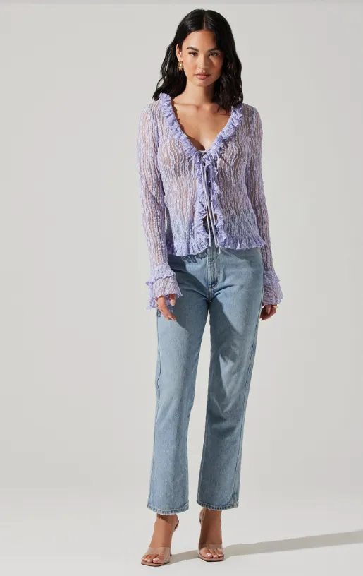 Bed Jacket Lavender