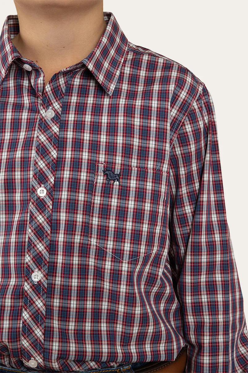 Benson Kids Dress Shirt - Red