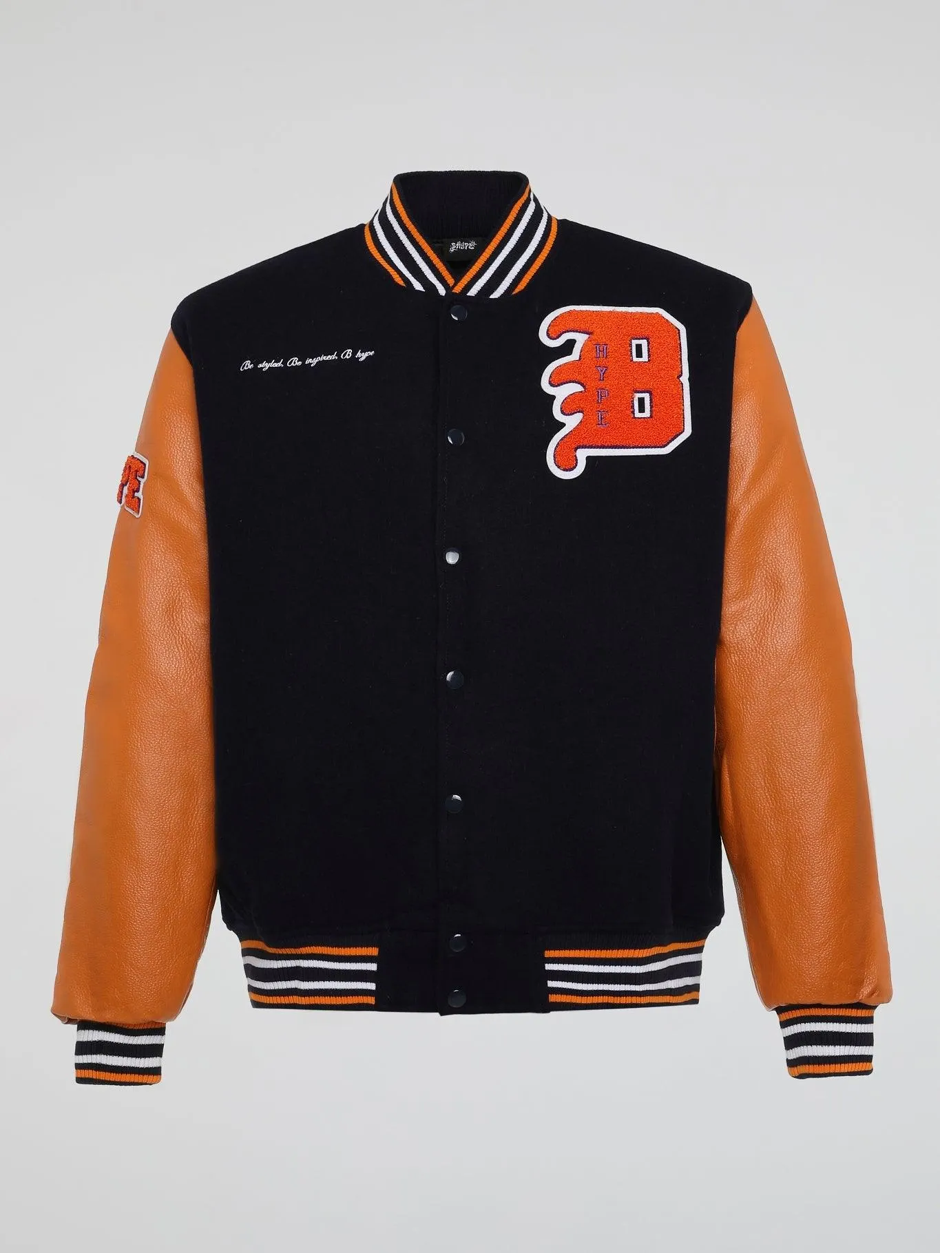 Bhype Society - Bhype Varsity Collection Jacket Blue Orange