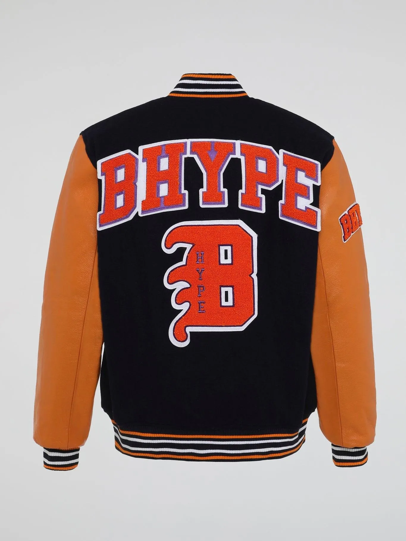 Bhype Society - Bhype Varsity Collection Jacket Blue Orange