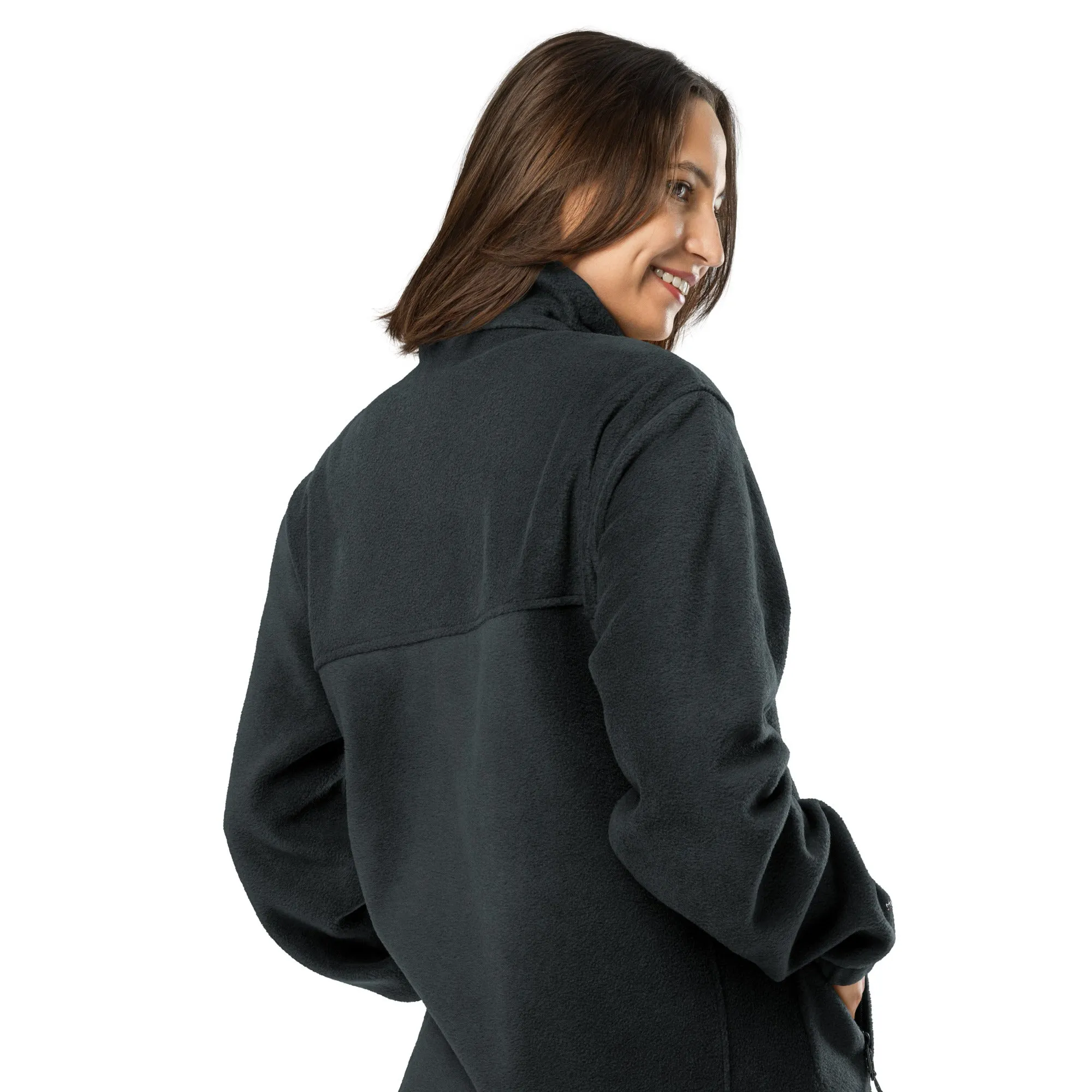 Black Unisex Columbia fleece jacket