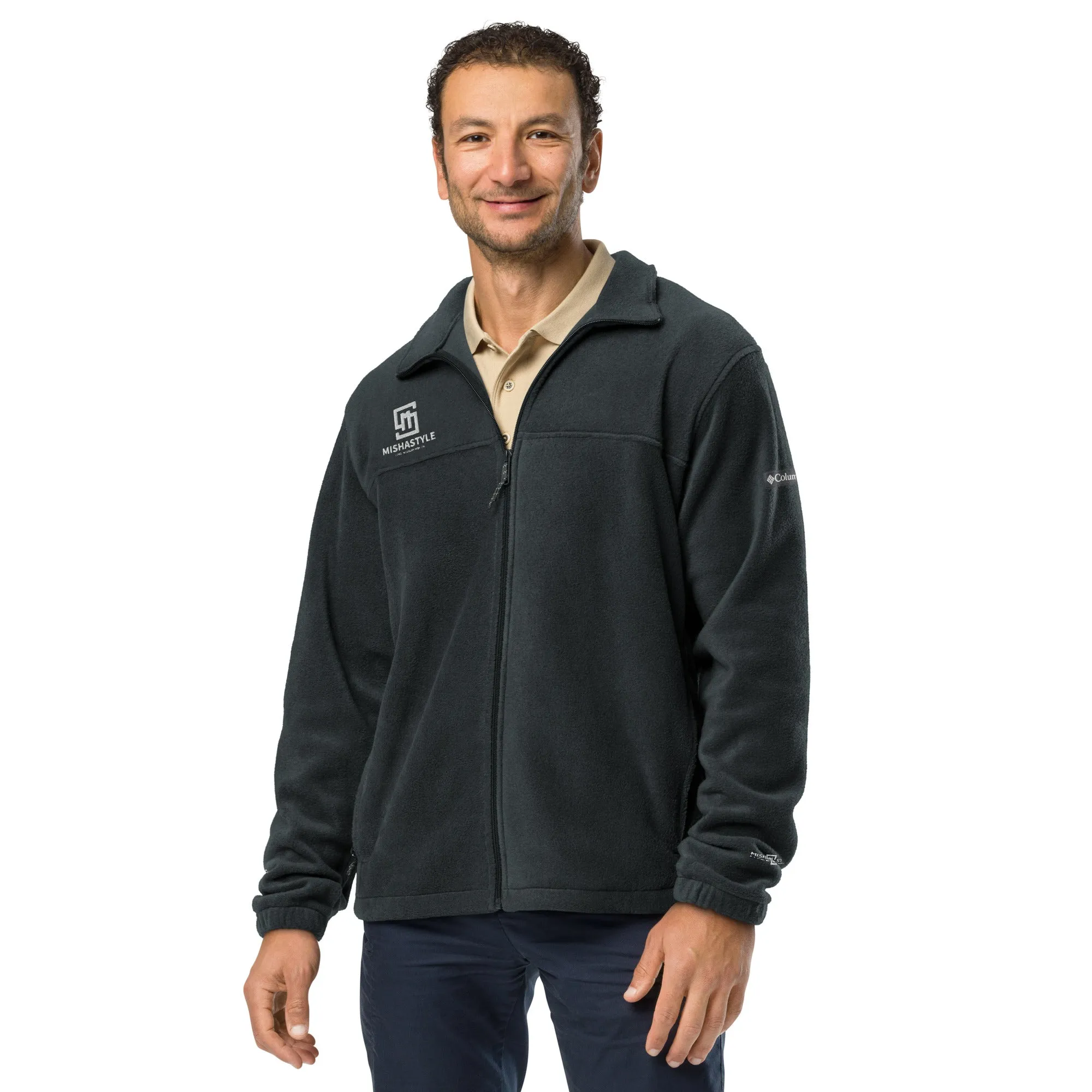 Black Unisex Columbia fleece jacket