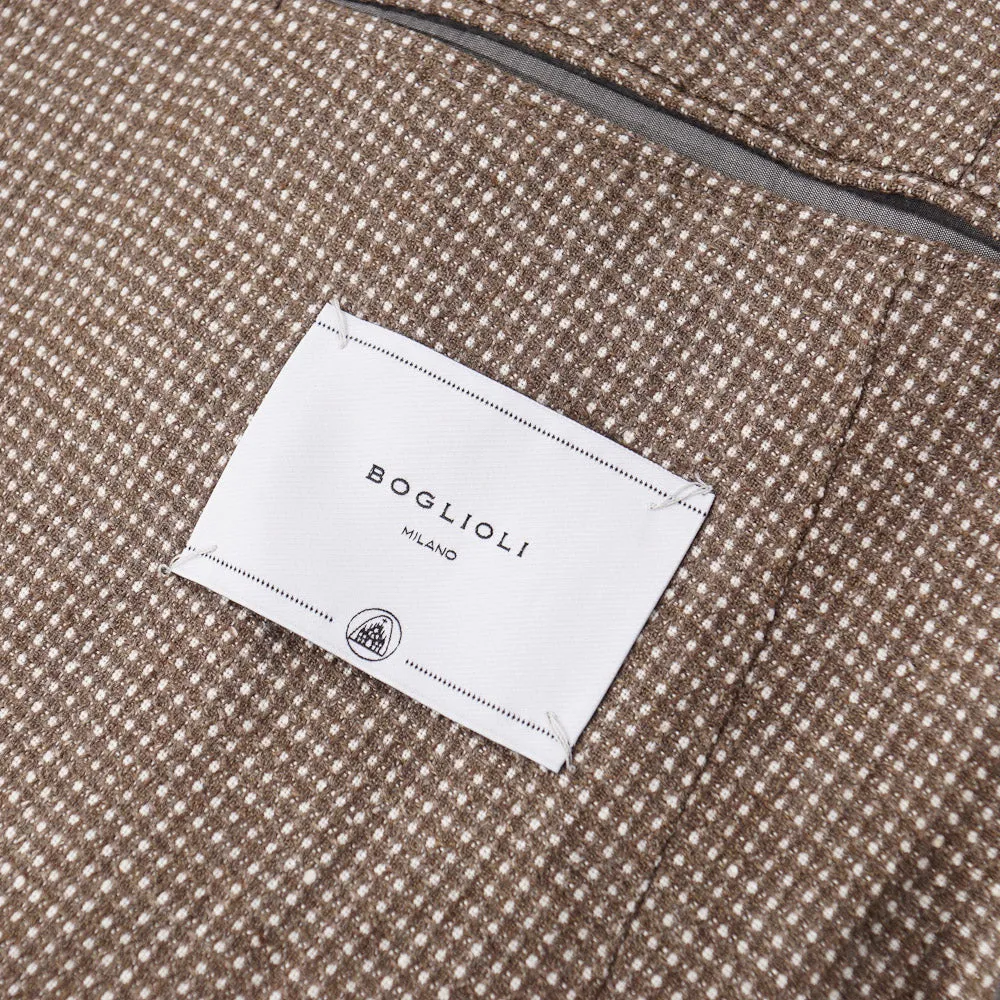 Boglioli Woven Birdseye Silk-Linen-Wool Sport Coat