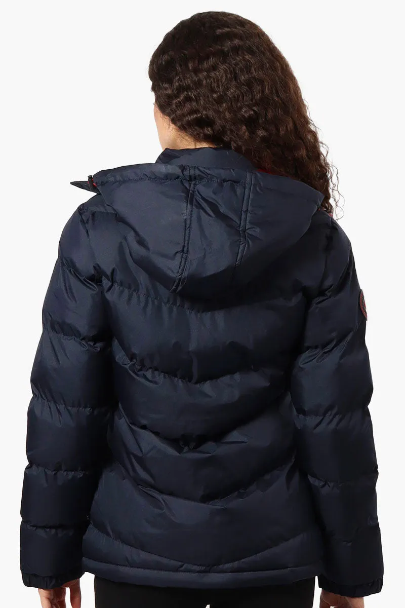 Canada Weather Gear Solid Bubble Bomber Jacket - Navy