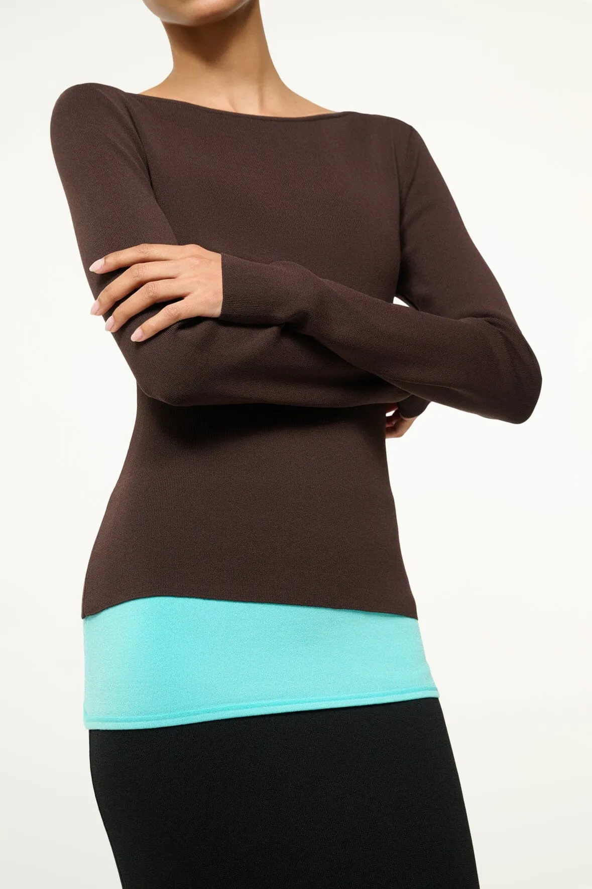 CARILO DRESS | EARTH AQUA BLACK