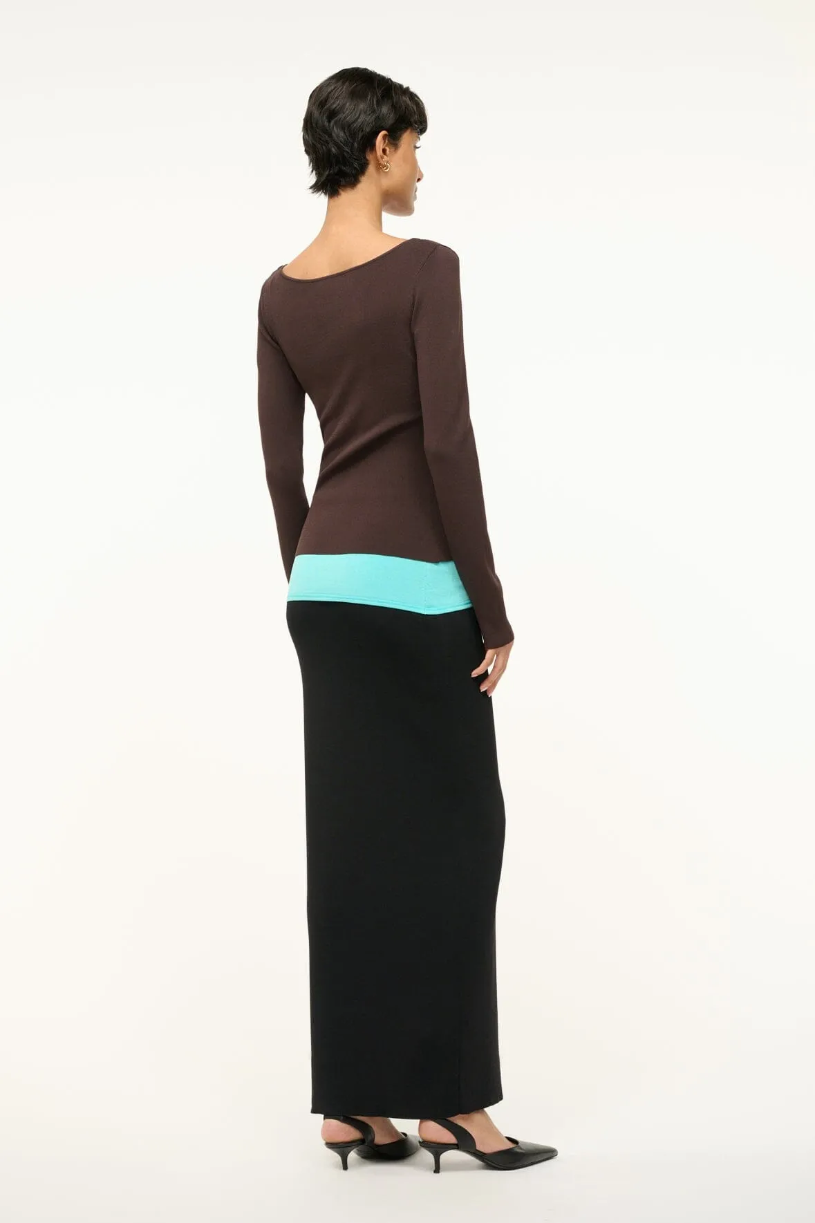 CARILO DRESS | EARTH AQUA BLACK