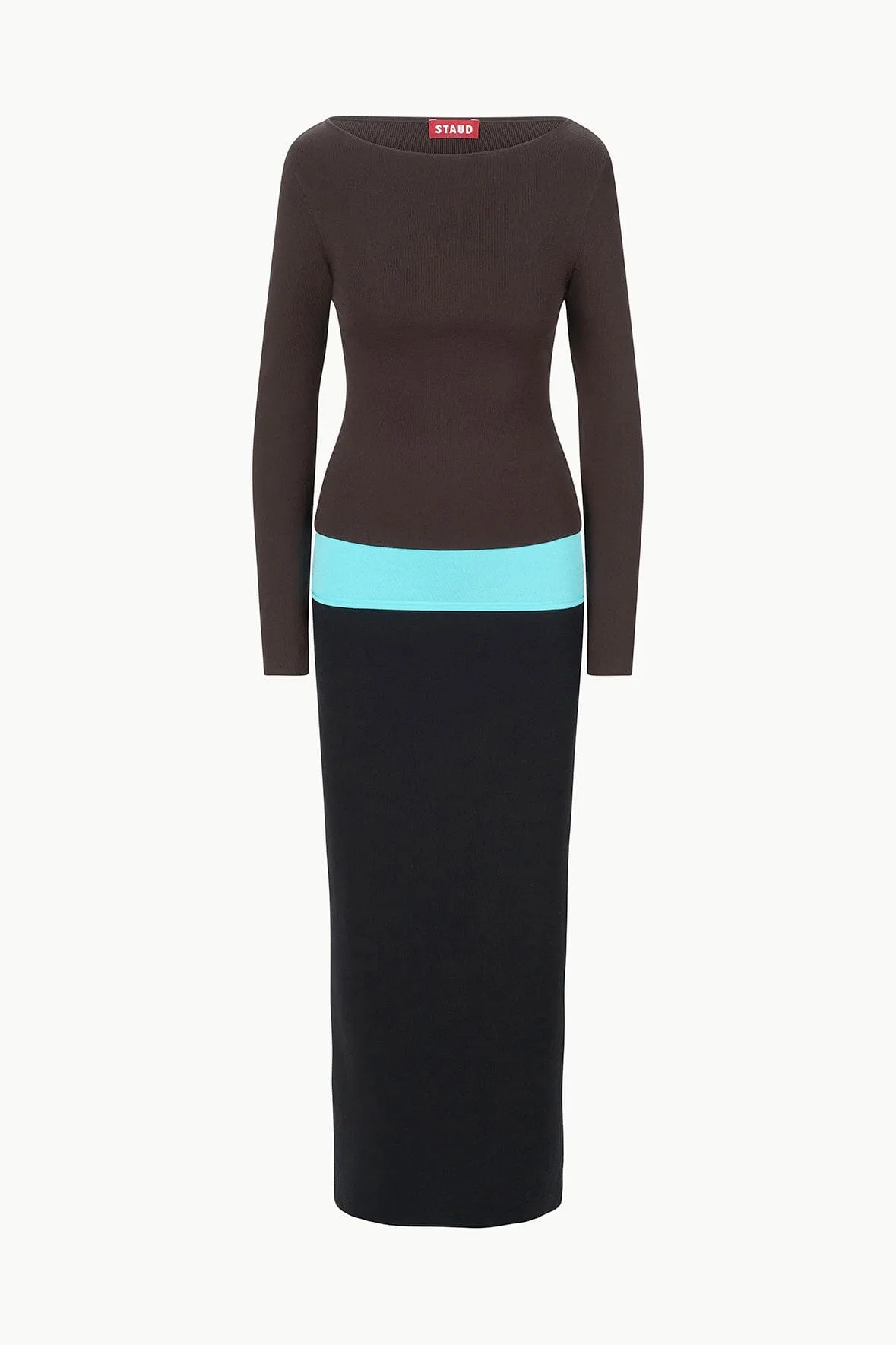 CARILO DRESS | EARTH AQUA BLACK