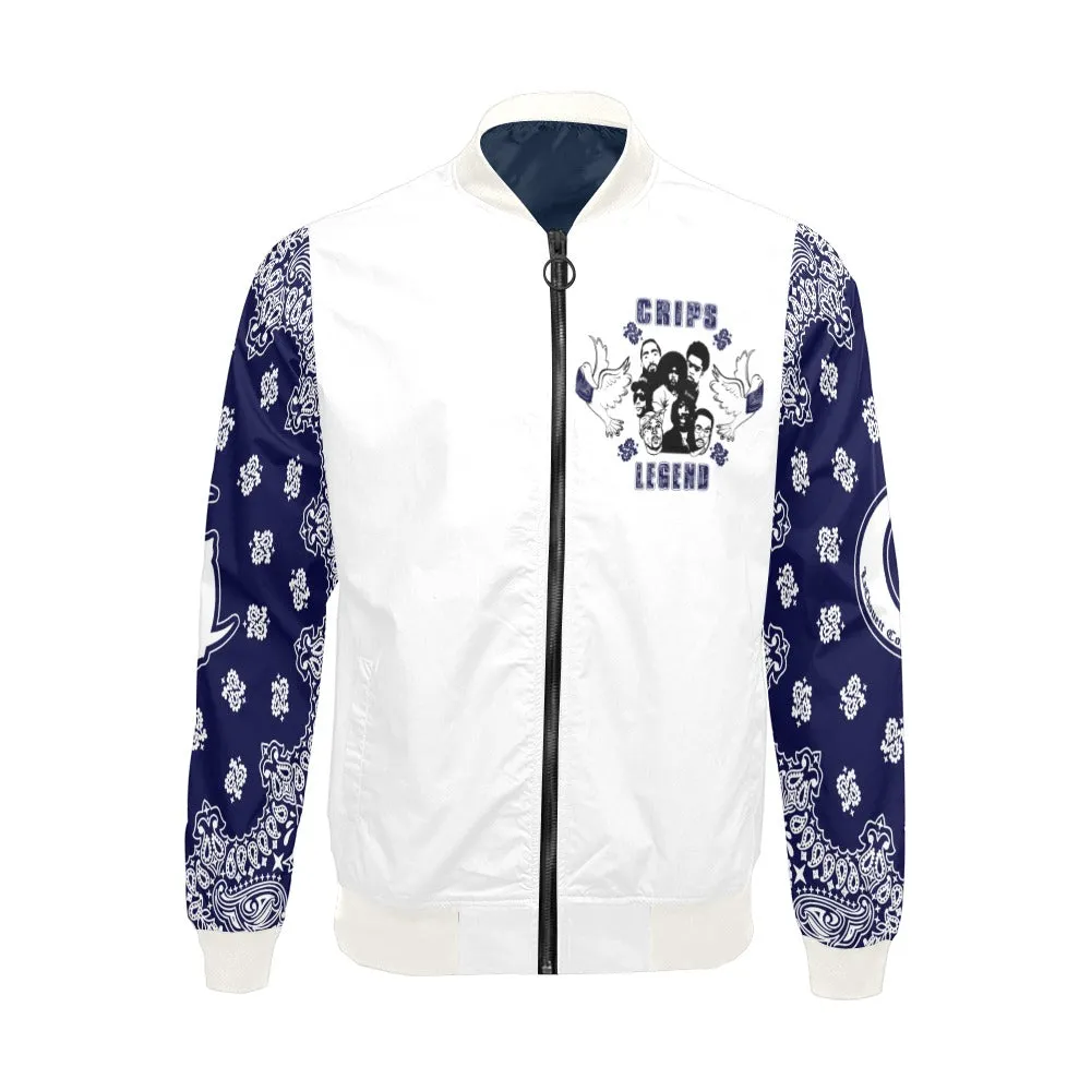 CRIP LEGEND All Over Print Bomber Jacket for Men