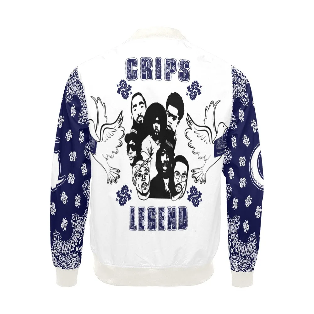 CRIP LEGEND All Over Print Bomber Jacket for Men