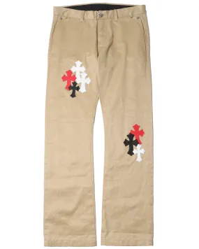 Cross Patch Chino Pants