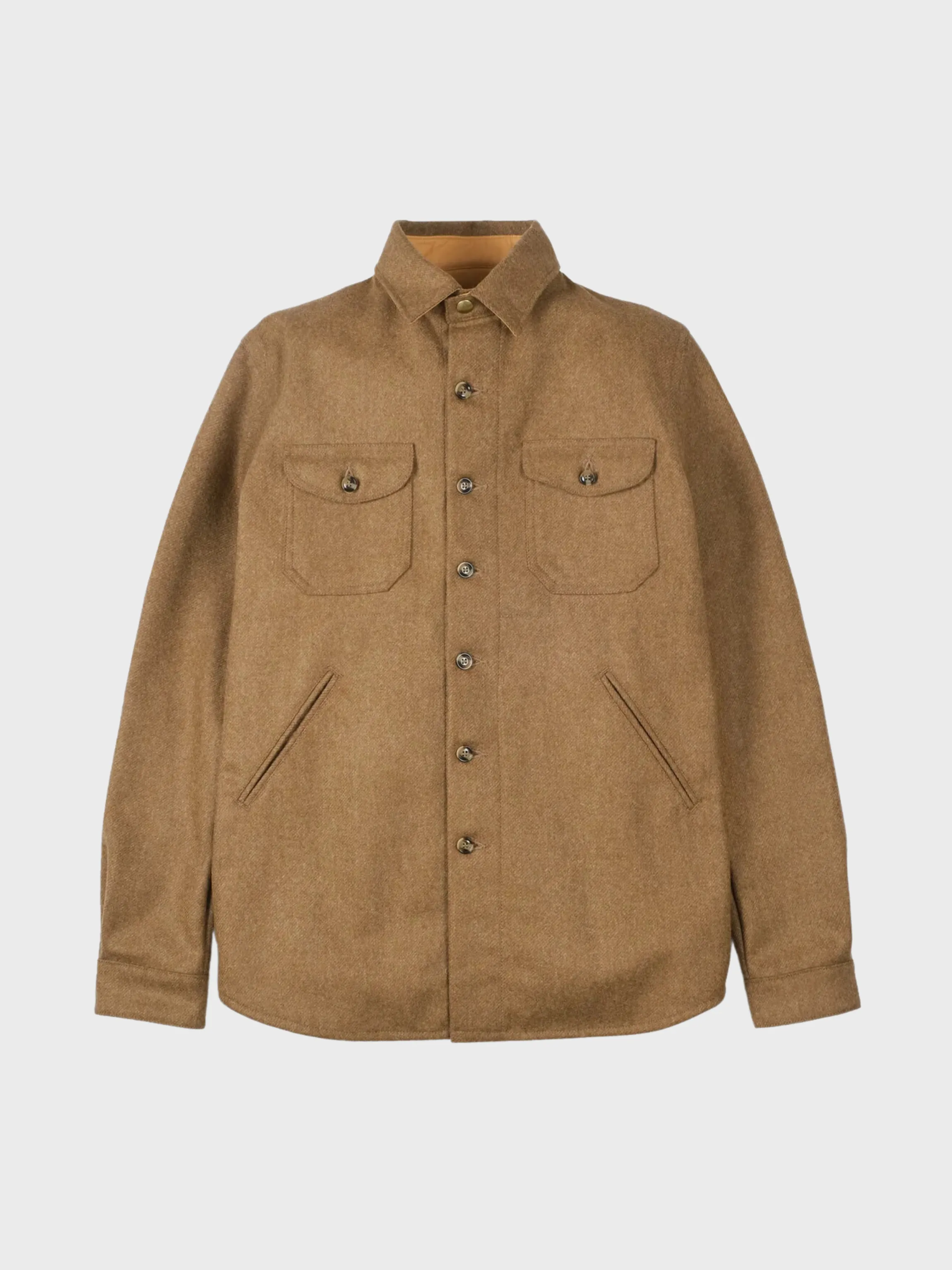 Dehen Over Shirt Crissman Dark Tan Mix FW24