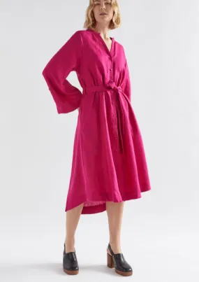 Elev Shirt Dress Bright Pink