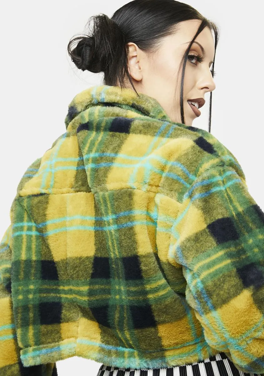 Envy Staring Contest Plaid Jacket