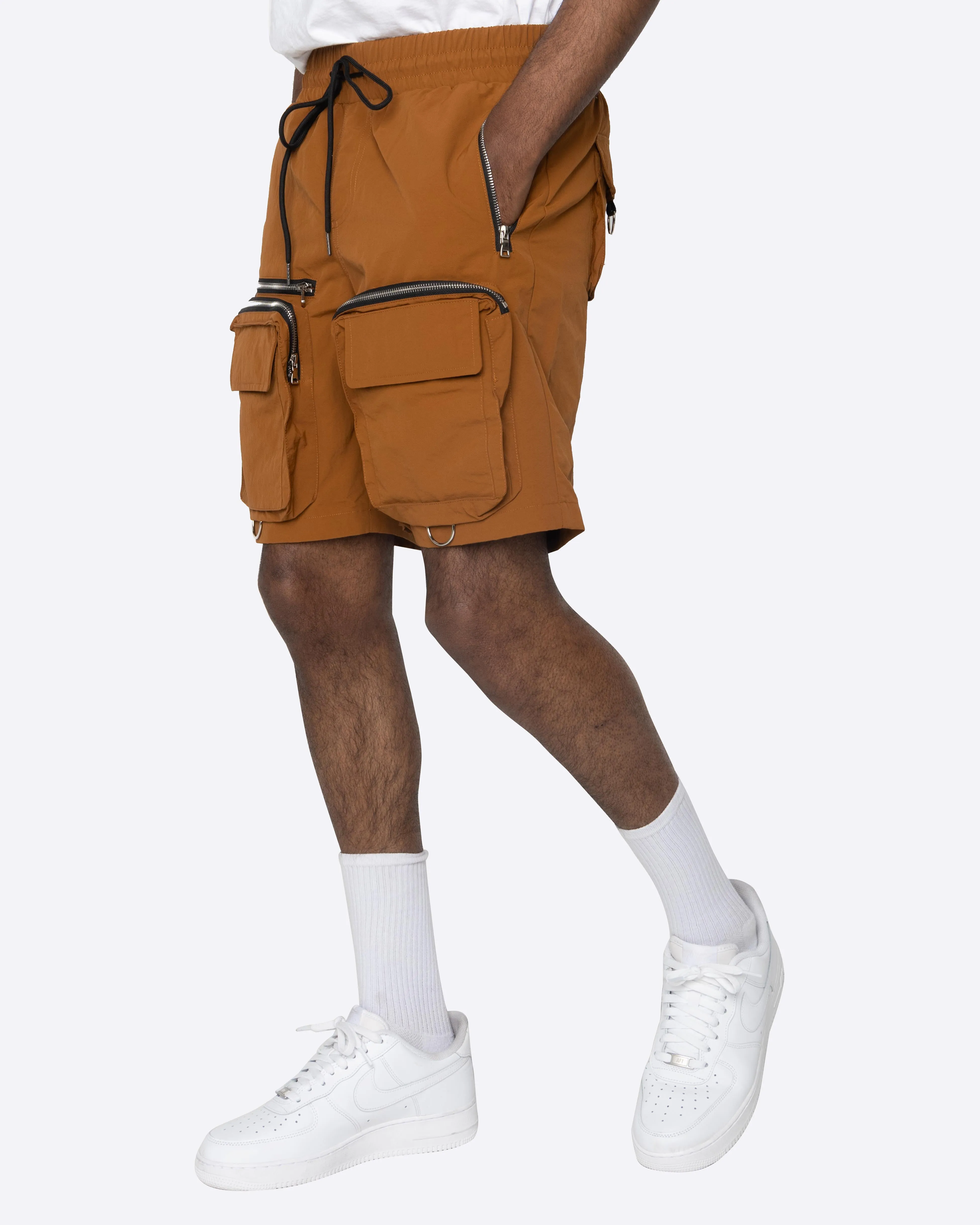 EPTM C4 SHORTS-BROWN