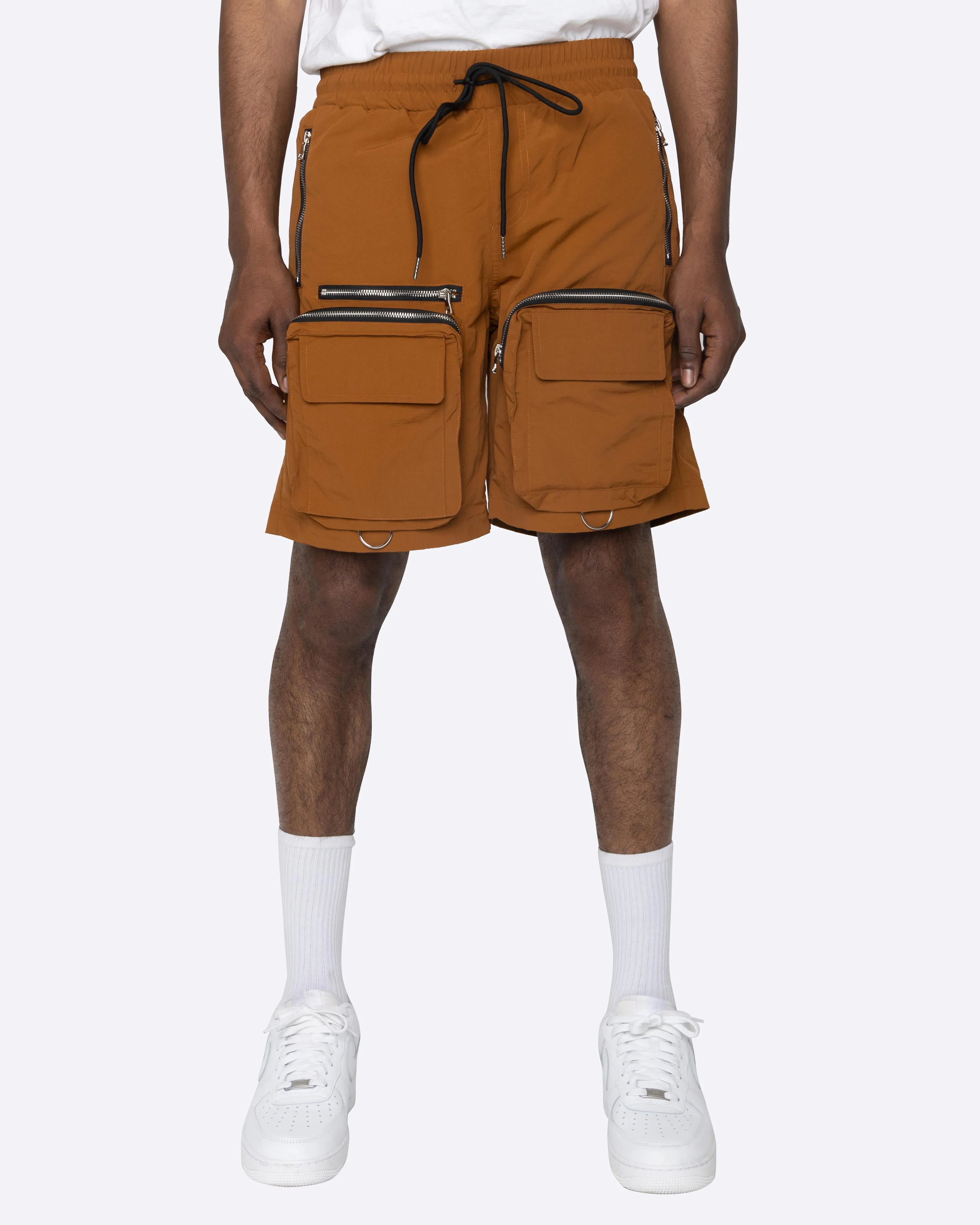 EPTM C4 SHORTS-BROWN