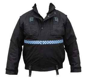 Ex Police Black Waterproof Blouson Bomber Jacket Security Grade A PBJ01LA