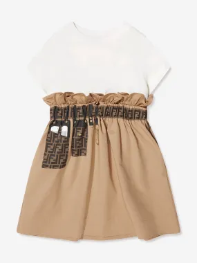 Fendi Girls 2 In 1 T-Shirt Dress