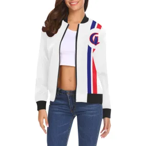 FRESH UP BBR All Over Print Bomber Jacket for Women