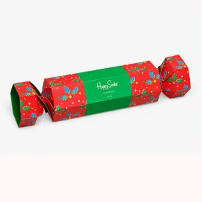 Happy Socks Christmas Cracker Gift Box Holly