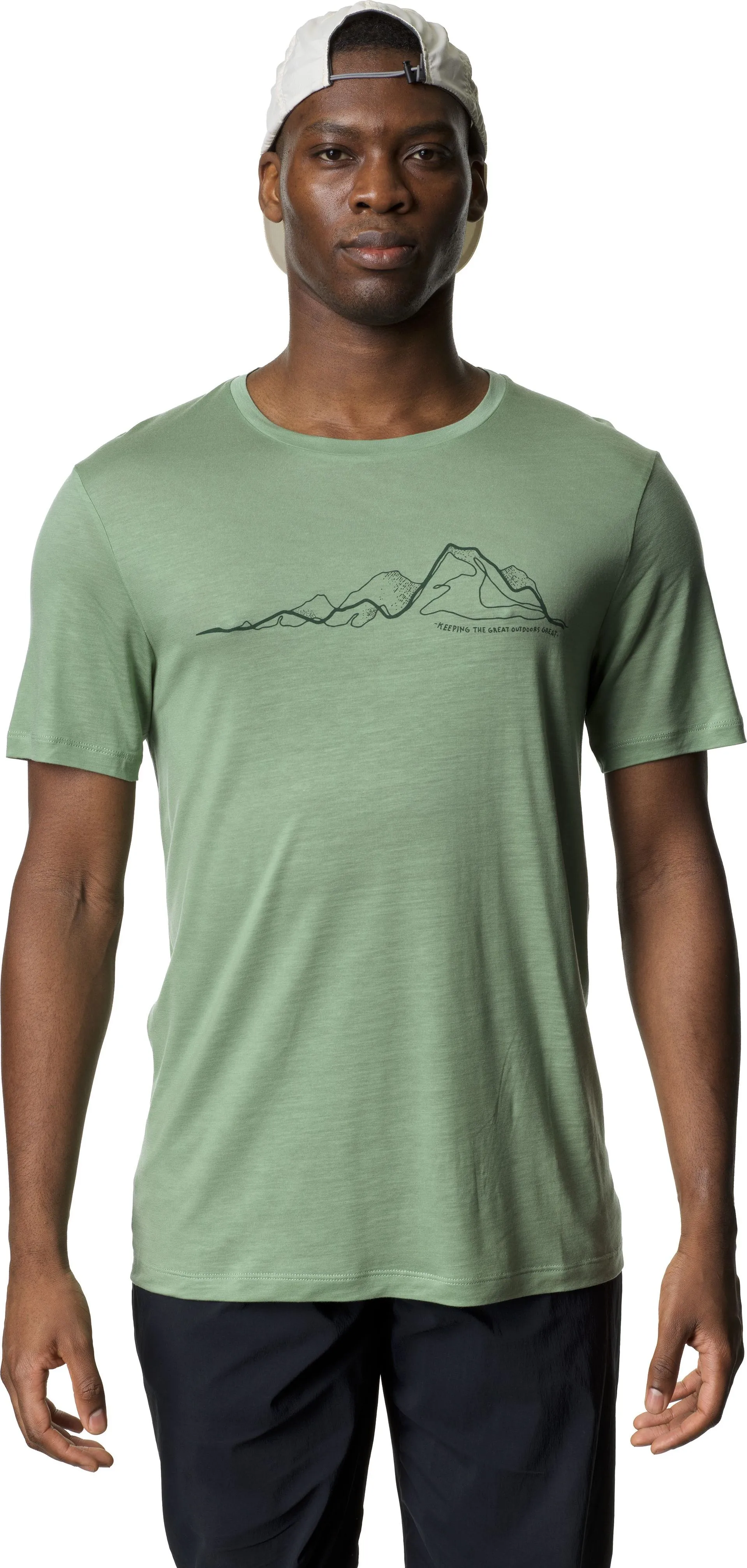 Houdini Men&#x27;s Tree Message Tee Ginkgo Green | Buy Houdini Men&#x27;s Tree Message Tee Ginkgo Green here | Outnorth