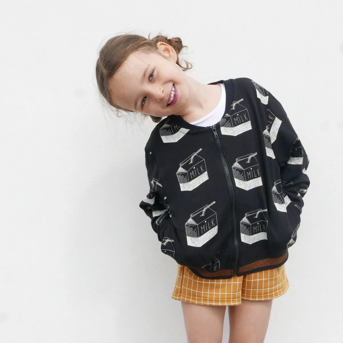 JULES Sweat Bomber - 3-12Y - PDF Sewing Pattern