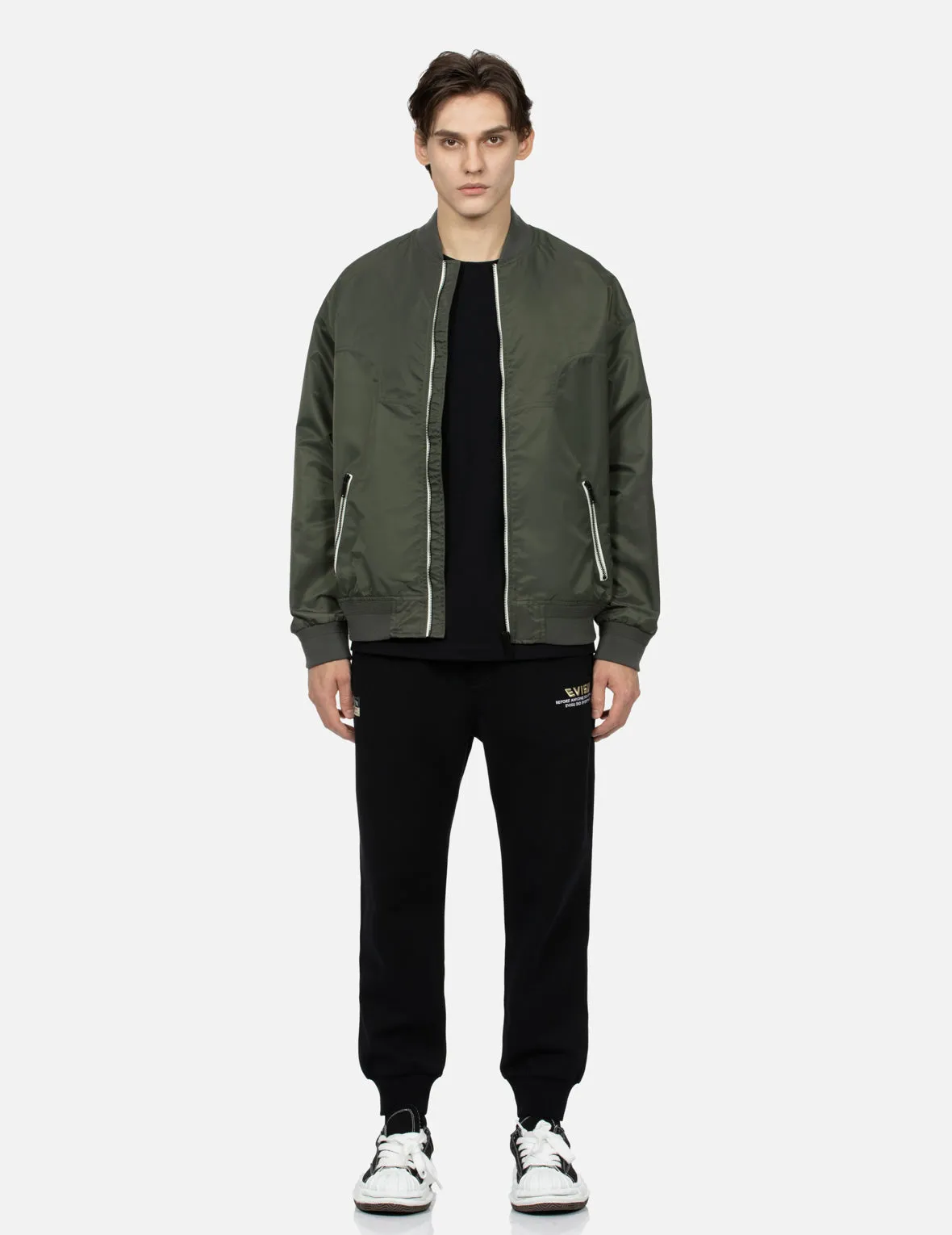 Kamon Brocade Daicock Insert Relax Fit Bomber Jacket