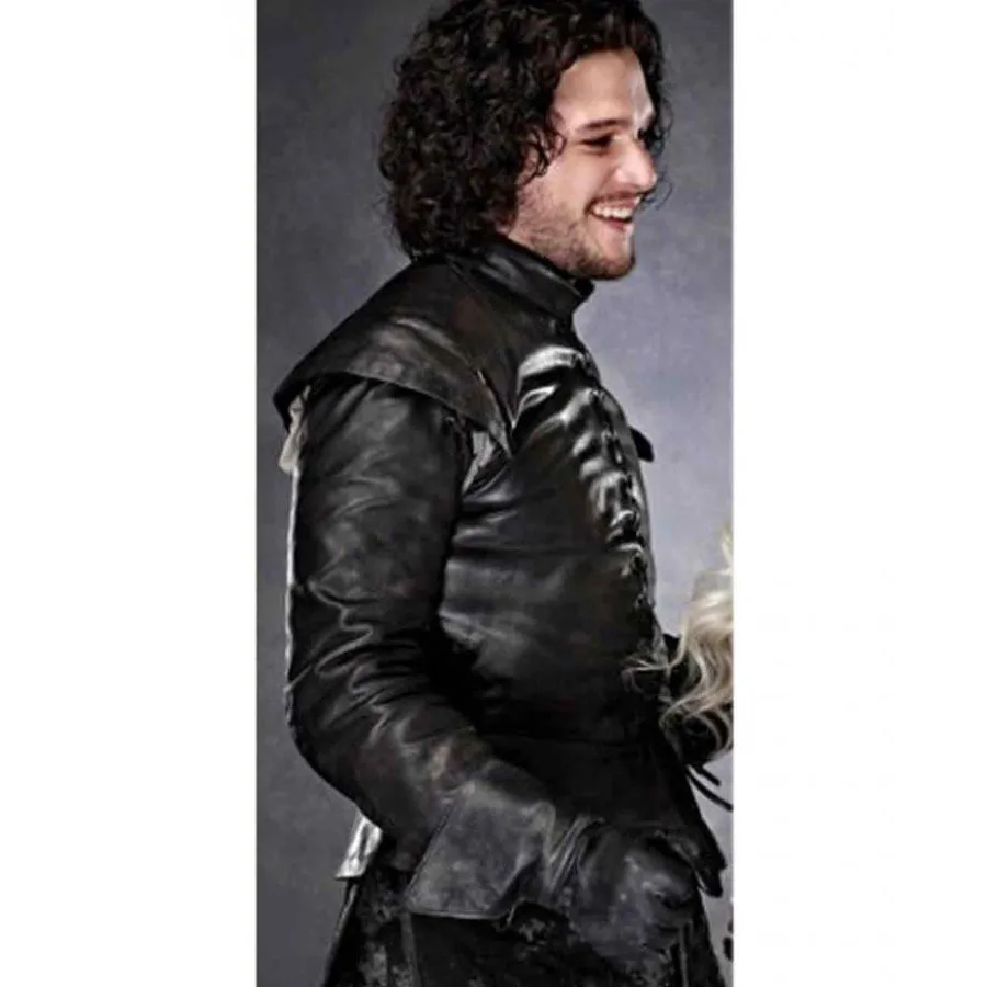 Kit Harington Leather Jacket