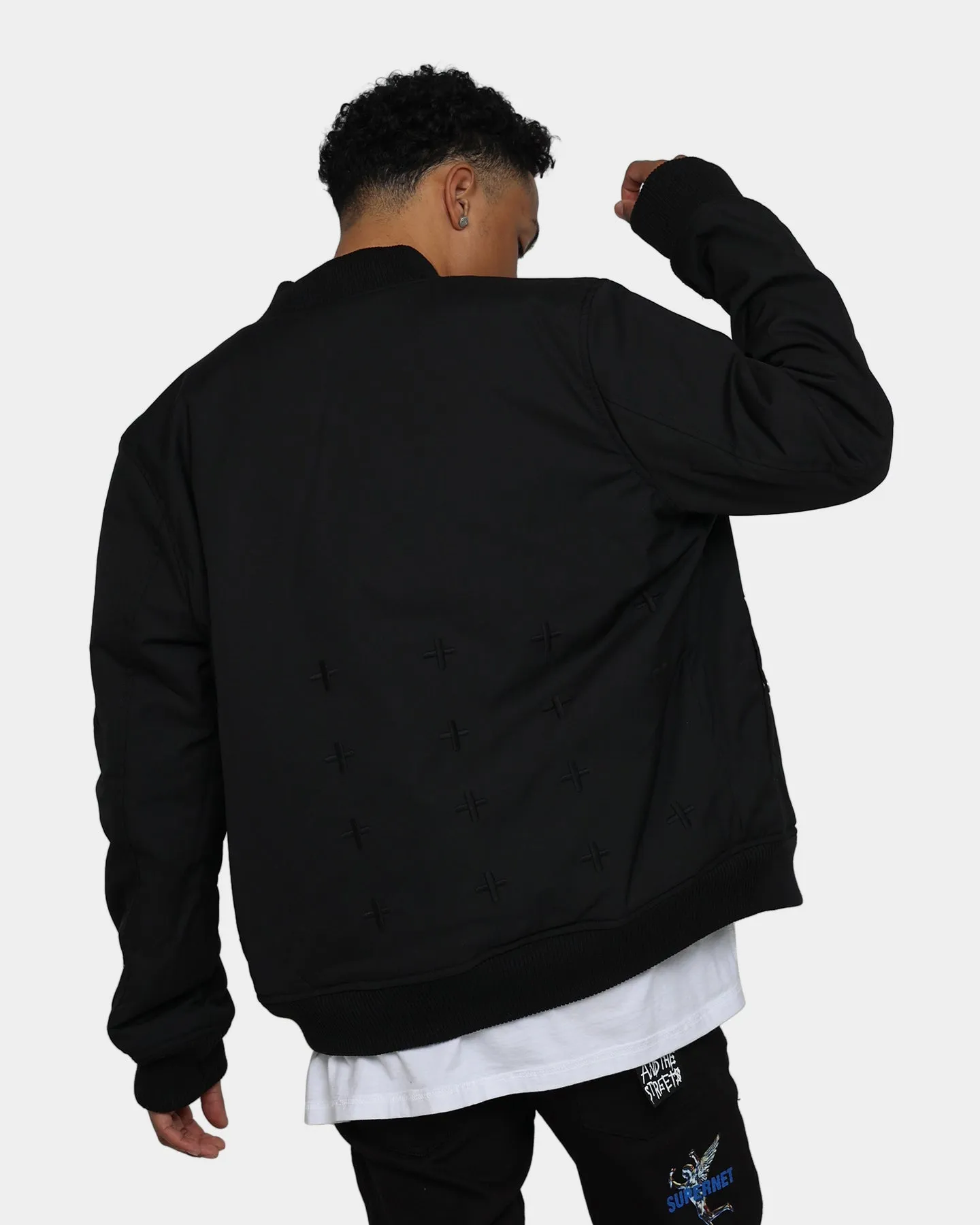 Ksubi NFT Bomber Jacket Blue