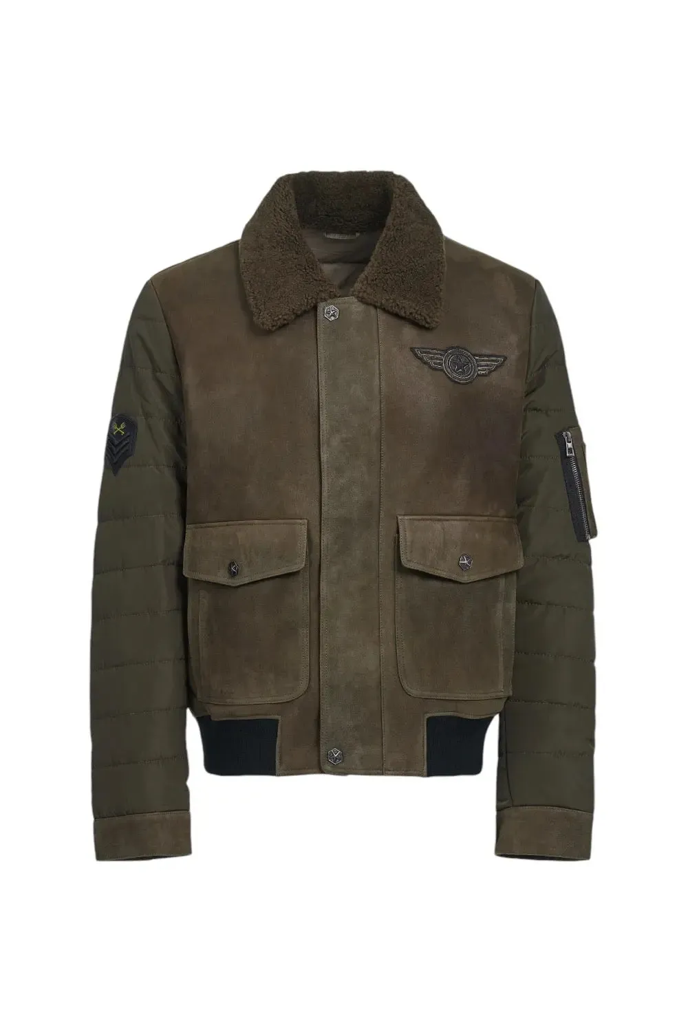 Lorenzo Sheepskin B-3 Bomber Jacket