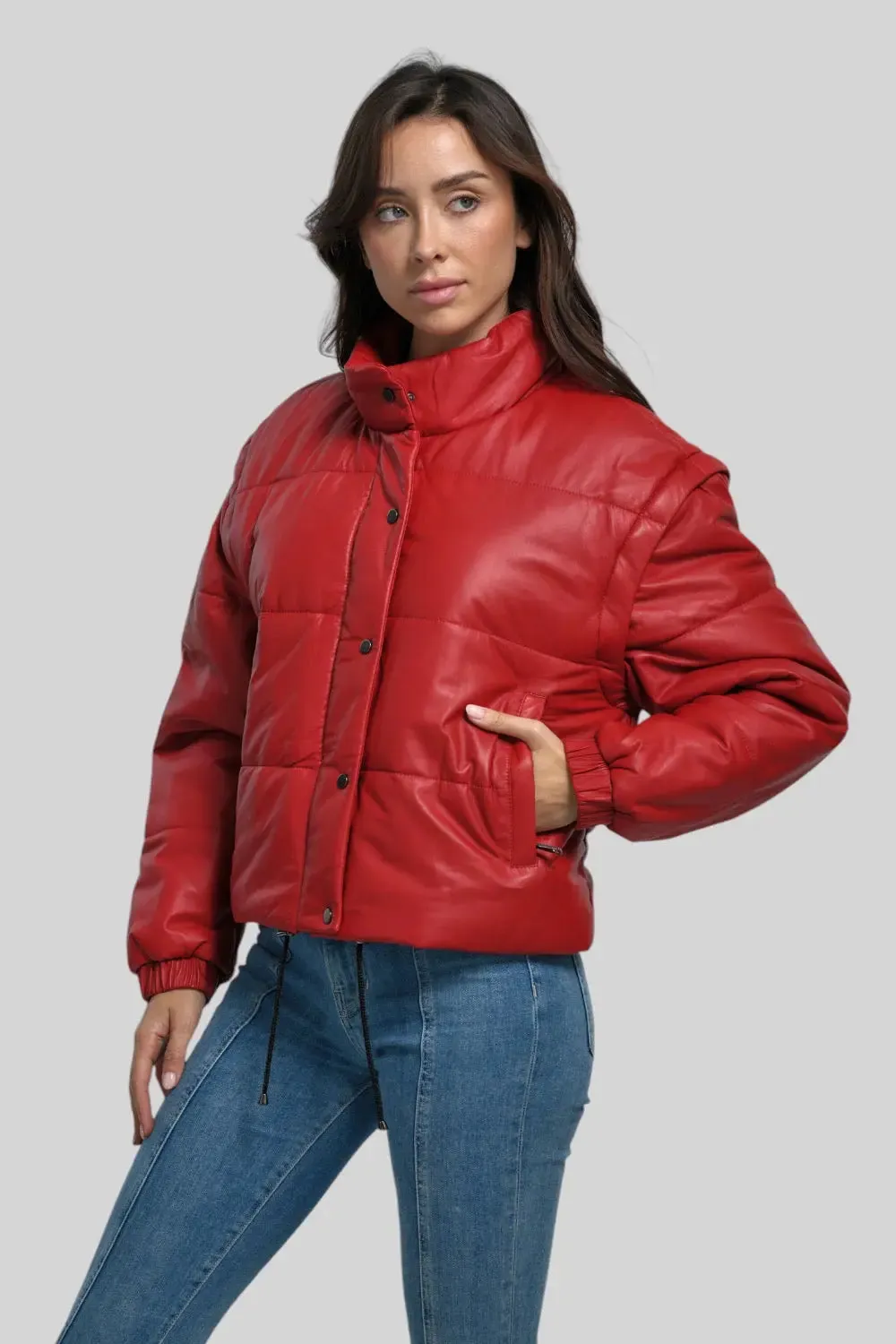 Ludovica Classic Leather Bomber