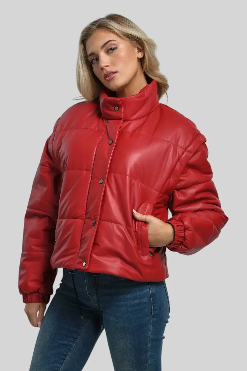 Ludovica Classic Leather Bomber