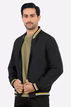 Men's Black Bomber Jacket