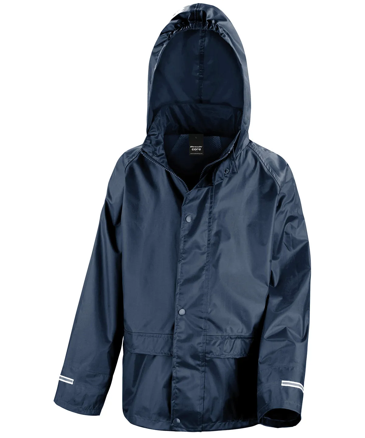 Navy - Core junior rain jacket