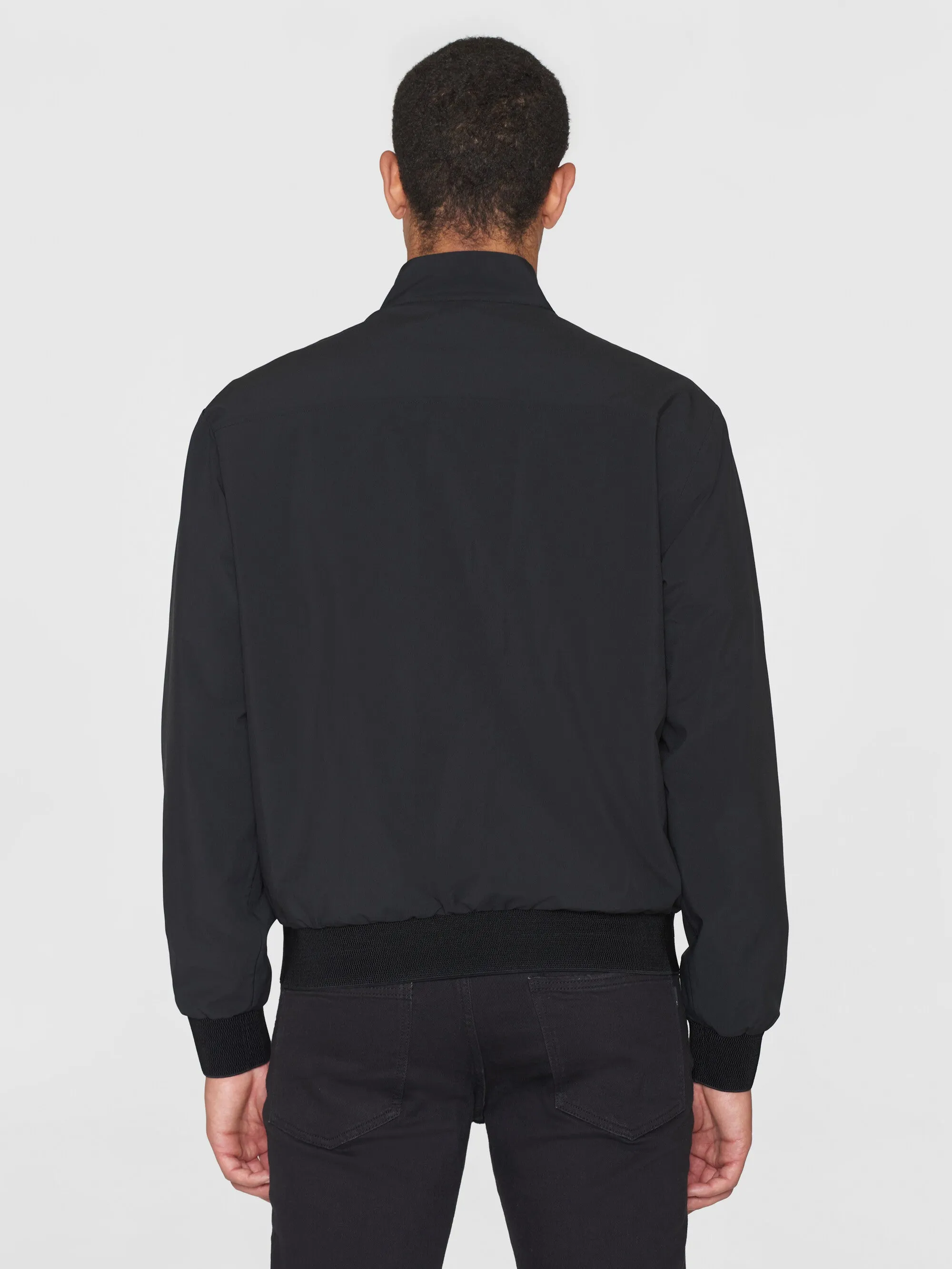 NORDENVIND™ Light shell bomber jacket - GRS/Vegan - Black Jet