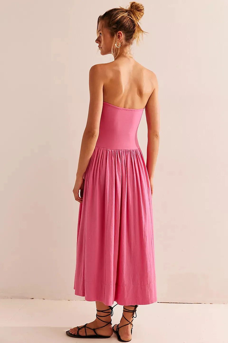 Onda drop-waist tube midi