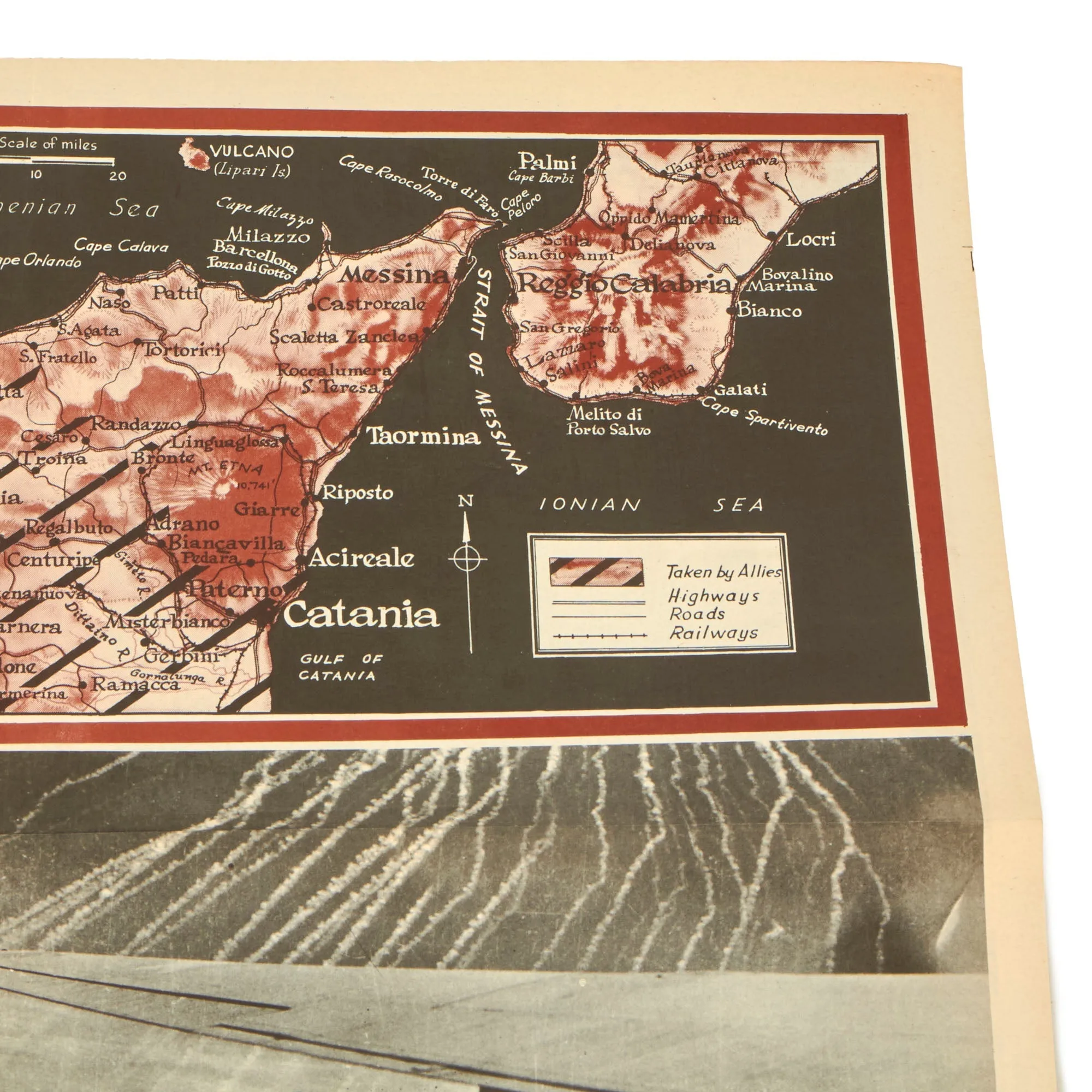 Original U.S. WWII National Security Newsmap Poster Jap Aircraft Identification - News Map 23 ½” x 17 ½”